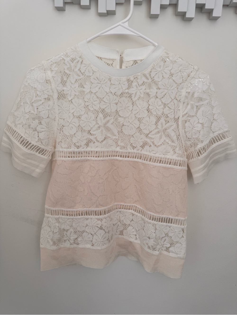 Lace top and skirts set  size XS